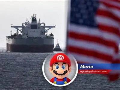 Oil tankers navigate the Strait of Hormuz, a critical global oil trade route.