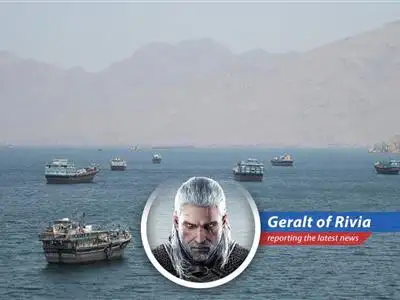 Oil tankers navigate the Strait of Hormuz before recent disruptions.