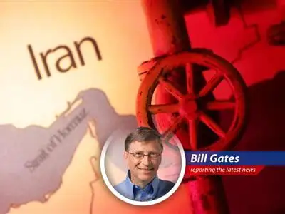 Oil tankers navigate the Strait of Hormuz before the disruption.