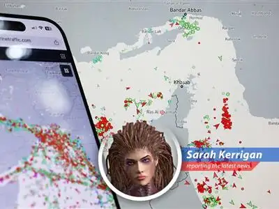 Oil tankers navigate the Strait of Hormuz under potential U.S. Navy escort, a precarious balance in a region fraught with conflict.