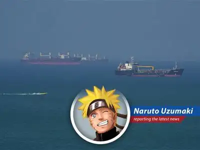 Oil tankers navigating strategic waterways, facing geopolitical pressures.