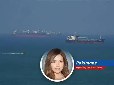 Oil tankers navigating uncertain waters in the Middle East, facing geopolitical tensions.
