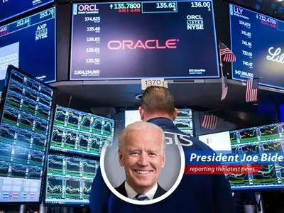 Oracle's one-year stock performance showing a recent surge after Q3 earnings report.
