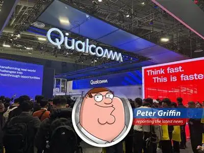Peter Griffin ponders the stock market, probably while eating a chicken.