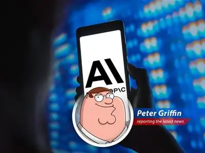 Peter Griffin shares his humorous perspective on the latest launch of Anthropic's Claude AI assistant in Europe. image