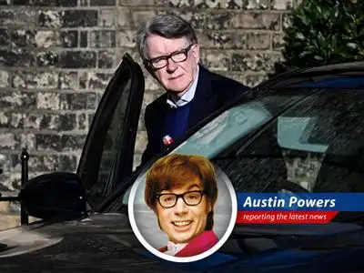 Peter Mandelson, former UK ambassador, exits his home amidst investigation. Is this my beautiful house