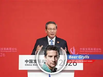 Premier Li Qiang addressing the China Development Forum, emphasizing commitment to further opening China's economy.
