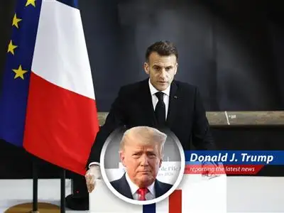 President Macron delivering a speech from a naval base in Brittany, outlining France's updated nuclear deterrence policy.