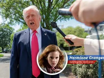 President Trump addresses reporters at the White House, discussing gas prices and the ongoing situation with Iran.