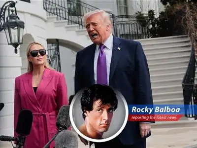 President Trump addresses reporters outside the White House, discussing the ongoing conflict with Iran and its potential consequences.