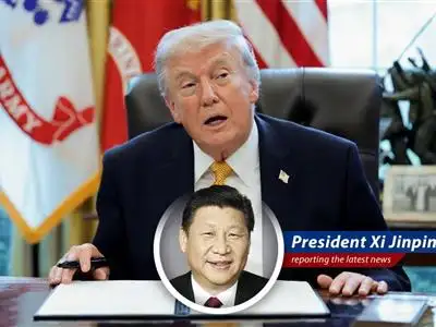 President Trump addresses the press regarding the delayed meeting with President Xi Jinping.