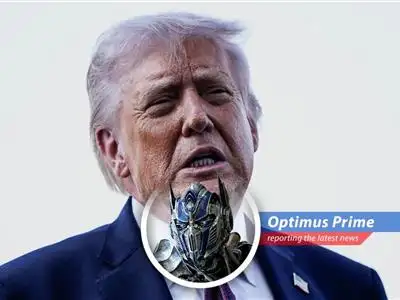 President Trump addressing Latin American leaders at his Miami-area golf club during the 'Shield of the Americas' summit.