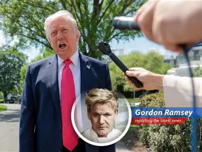 President Trump addressing reporters at the White House, amidst rising concerns over gas prices and economic policies.
