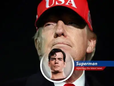 President Trump addressing the media, discussing potential peace talks with Iran amidst ongoing military operations.