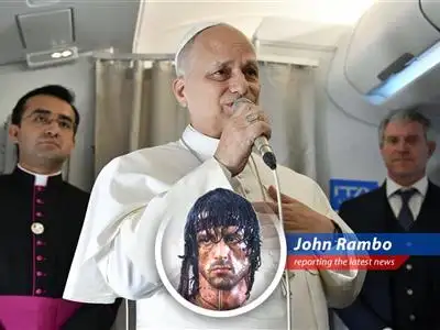 President Trump and Pope Leo XIV embroiled in a public disagreement.