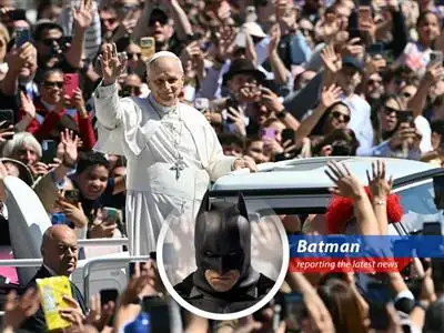 President Trump and Pope Leo XIV engage in a war of words, echoing conflicts seen in Gotham.