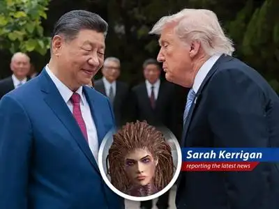 President Trump and President Xi Jinping meet in Beijing, signaling a potential commercial détente.