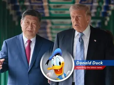 President Trump and Xi Jinping during their summit in Beijing, discussing crucial issues including Taiwan. image