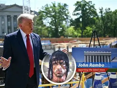 President Trump discussing Iran relations at the White House