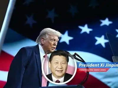 President Trump during a speech at the Future Investment Initiative in Miami.