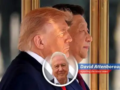 President Trump during discussions regarding sanctions on Chinese oil companies and their implications for international relations and trade. image