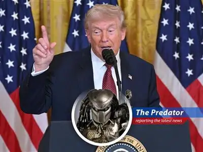 President Trump signs an executive order mandating increased coal purchases for military installations, flanked by industry leaders