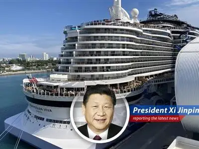 President Xi Jinping humorously discusses the latest market trends and stock movements in the US image