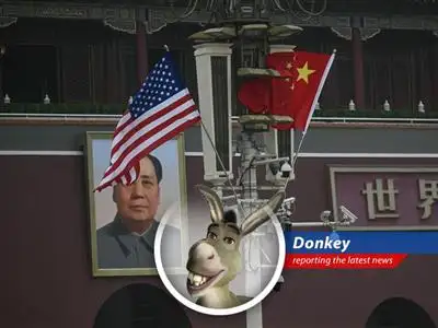 Presidents Trump and Xi meet in Beijing, potentially paving the way for continued trade talks and cooperation.