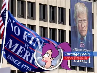 Protesters gather in Washington D.C. to voice their opposition to the Trump administration's policies