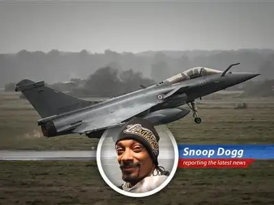 Rafale fighter jets soar high above, symbolizing India's commitment to modernizing its air force and strengthening its defense capabilities through strategic partnerships.