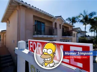 Real estate market looks a little like my Springfield after a nuclear power plant incident not good, not good at all.