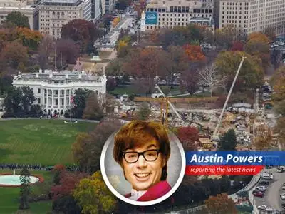 Rendering of the proposed White House ballroom amidst legal challenges. Austin Powers reporting live.