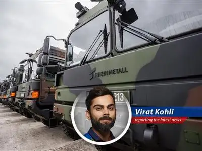 Rheinmetall anticipates massive growth driven by defense spending, but skepticism lingers over long-term sustainability. No exclamation marks, questions marks or column characters. image