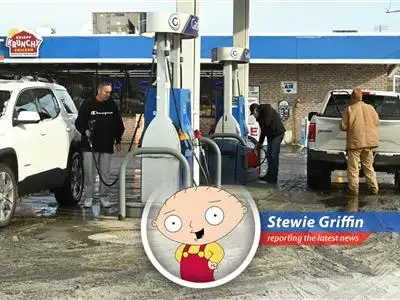 Rising oil prices at gas stations, impacting consumer budgets.