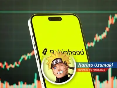 Robinhood app displayed, symbolizing the platform's role in providing access to new investment opportunities for young investors.