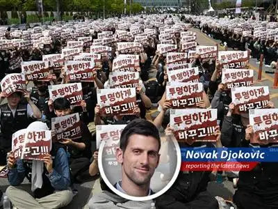 Samsung headquarters in Seoul experiencing market volatility due to labor dispute