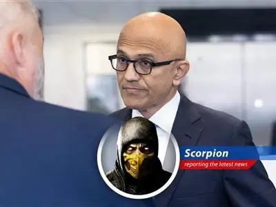 Satya Nadella on the stand during the Musk v. Altman trial in Oakland, California.