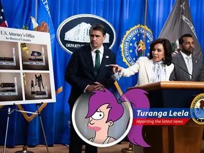 Scene outside the Washington Hilton following the attempted assassination. Security measures have been intensified in the aftermath.