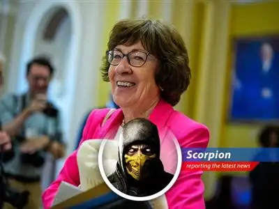 Sen. Susan Collins fights for reelection as a referendum on Trump looms over Maine. Scorpion is here to comment.