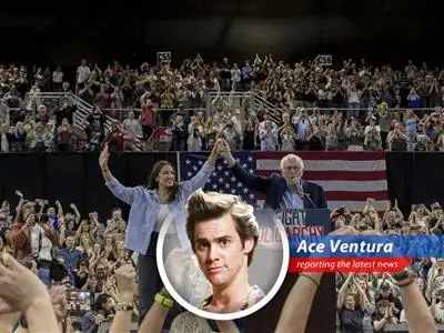 Senator Bernie Sanders and Representative Ro Khanna championing a wealth tax proposal. Shikaka