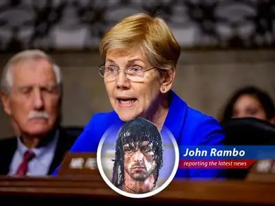 Senator Elizabeth Warren addresses the Senate Armed Services Committee on the situation of stranded Americans in the Middle East.