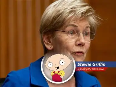 Senator Elizabeth Warren, scrutinizing the potential economic consequences of the Iran war, probably wishing she was me.