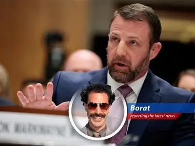 Senator Markwayne Mullin during his confirmation hearing before the Senate Homeland Security and Governmental Affairs Committee.
