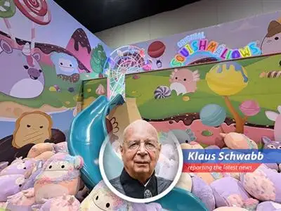 Shareholders browse Berkshire Hathaway merchandise at the annual 