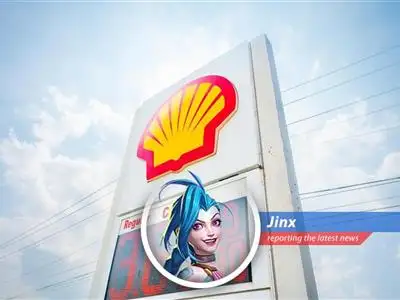 Shell's headquarters against a backdrop of rising oil prices
