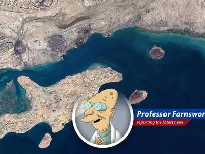 Shipping traffic navigates Iranian waters near Larak Island, undergoing inspection by Iranian authorities, highlighting Tehran's increased control over the Strait of Hormuz and the implementation of new transit protocols.