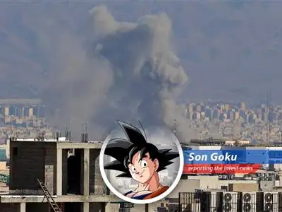 Smoke billows from Iranian oil facilities following alleged Israeli strikes, exacerbating global market fears.