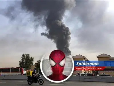 Smoke billows from a damaged oil tanker in the Gulf of Oman after another attack. Things are getting hot.