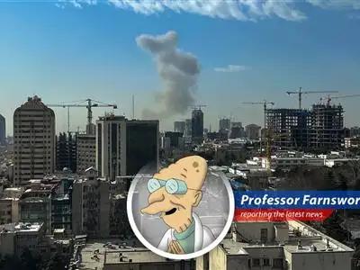 Smoke rises over Tehran following reported Israeli strikes amid escalating tensions between the U.S., Iran, and regional actors. This is very dangerous.