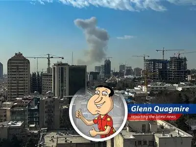 Smoke rises over Tehran following reported Israeli strikes amid escalating tensions in the Middle East.